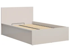 Łóżko Tetrix 120x200 ze stelażem i pojemnikiem kaszmir