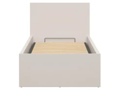Łóżko Tetrix 90x200 ze stelażem i pojemnikiem kaszmir