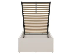 Łóżko Tetrix 90x200 ze stelażem i pojemnikiem kaszmir