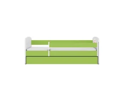 Łóżko Babydreams zielone Sen z szufladą materac piankowy 160x80