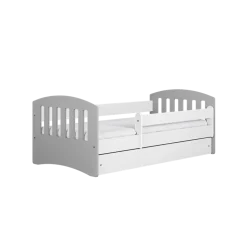 Łóżko Classic 1 mix szare z szufladą materac piankowy 160x80