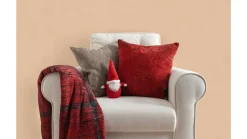 Koc Tartan Red 150x200 cm czerwony