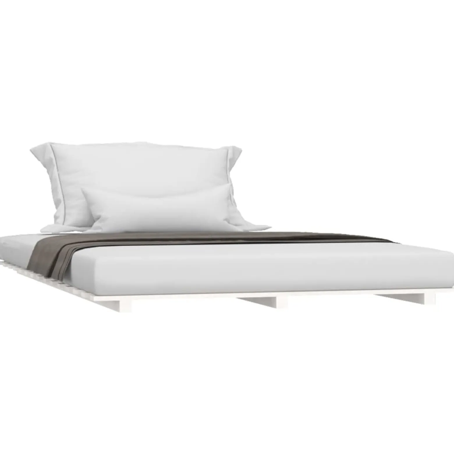 Łóżko Drewniane Rama Łóżka Sofa Biała Do Sypialni Pokoju 120x190 cm