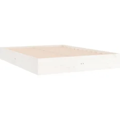 Łóżko Drewniane Rama Łóżka Sofa Biała Do Sypialni Pokoju 160 x 200 cm