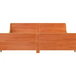 Łóżko Drewniane Rama Łóżka Sofa Brązowe Do Sypialni Pokoju 180x200 cm