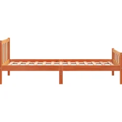 Łóżko Drewniane Rama Łóżka Sofa Brązowe Do Sypialni Pokoju 75x190 cm