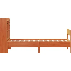 Łóżko Drewniane Rama Łóżka Sofa Brązowe Do Sypialni Pokoju 100x200 cm