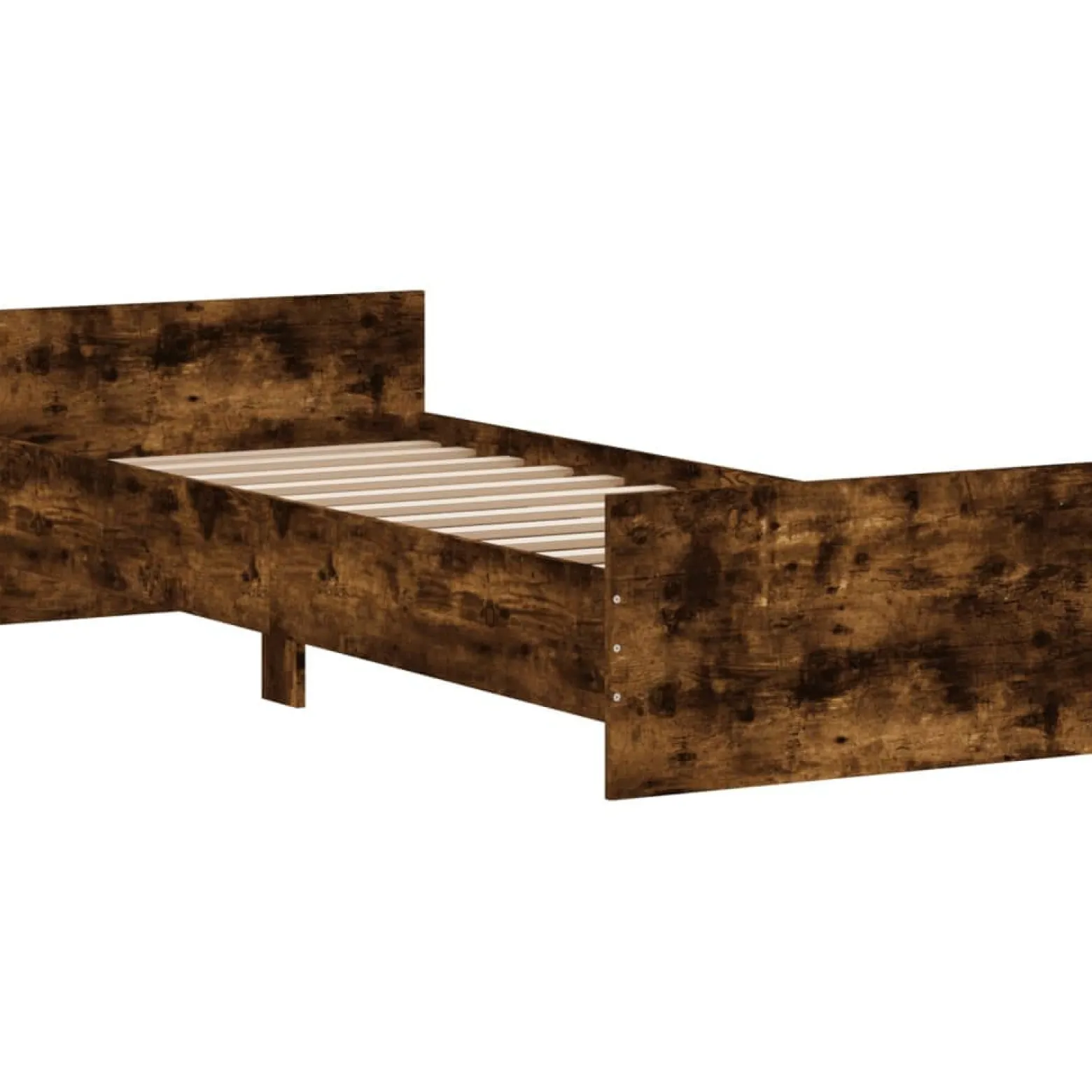 Łóżko Drewniane Rama Łóżka Sofa Brązowe Do Sypialni Pokoju 75x190 cm
