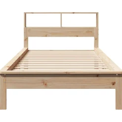 Łóżko Drewniane Rama Łóżka Sofa Brązowe Do Sypialni Pokoju 75x190 cm