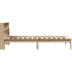 Łóżko Drewniane Rama Łóżka Sofa Brązowe Do Sypialni Pokoju 75x190 cm