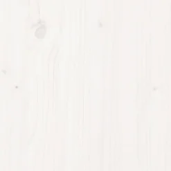Łóżko Drewniane z Regałem Rama Łóżka Ze Stelażem Biała 160 x 200 cm