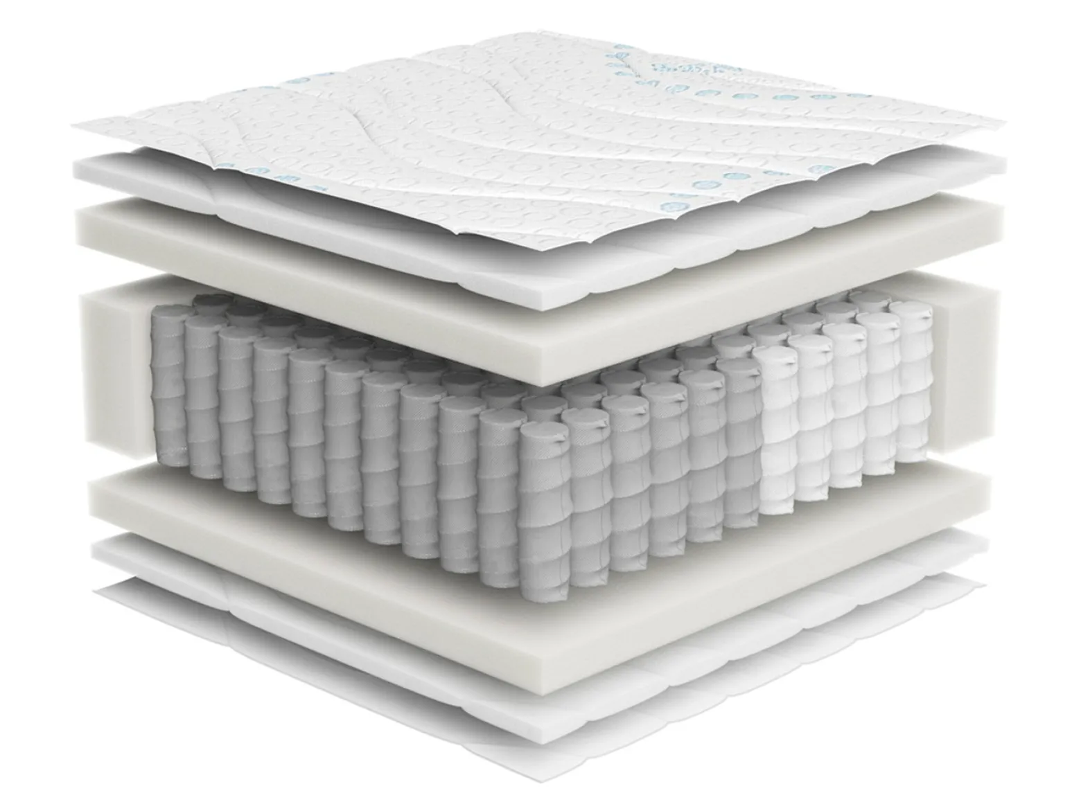 Łóżko Glamour kaszmir z materacem Merida 160x200