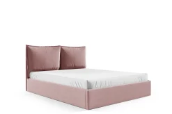 Łóżko Glam 160x200 z pojemnikiem na nóżkach 5cm, metalowy stelaż riviera 62