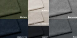 Łóżko Kontynentalne Berg z materacem Tkanina Komodo Ciemnobeżowy 120x200 cm