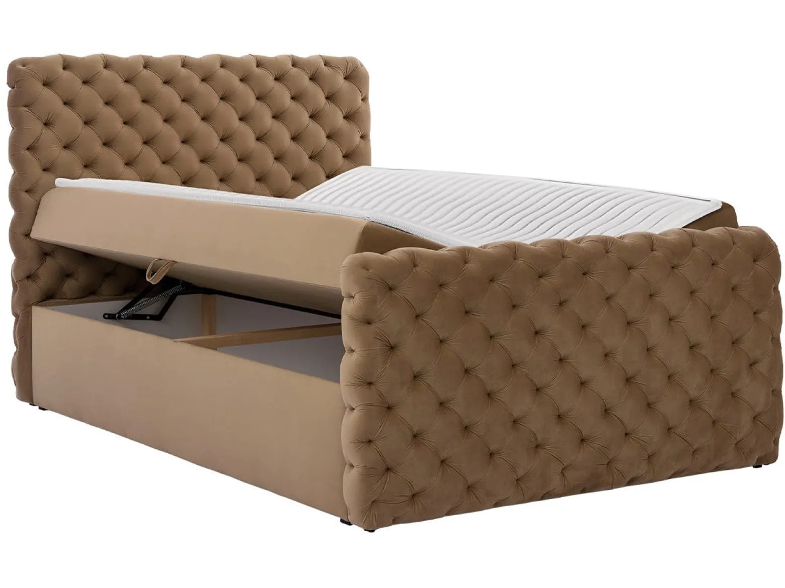 Łóżko kontynentalne Chesterfield Lux 180x200