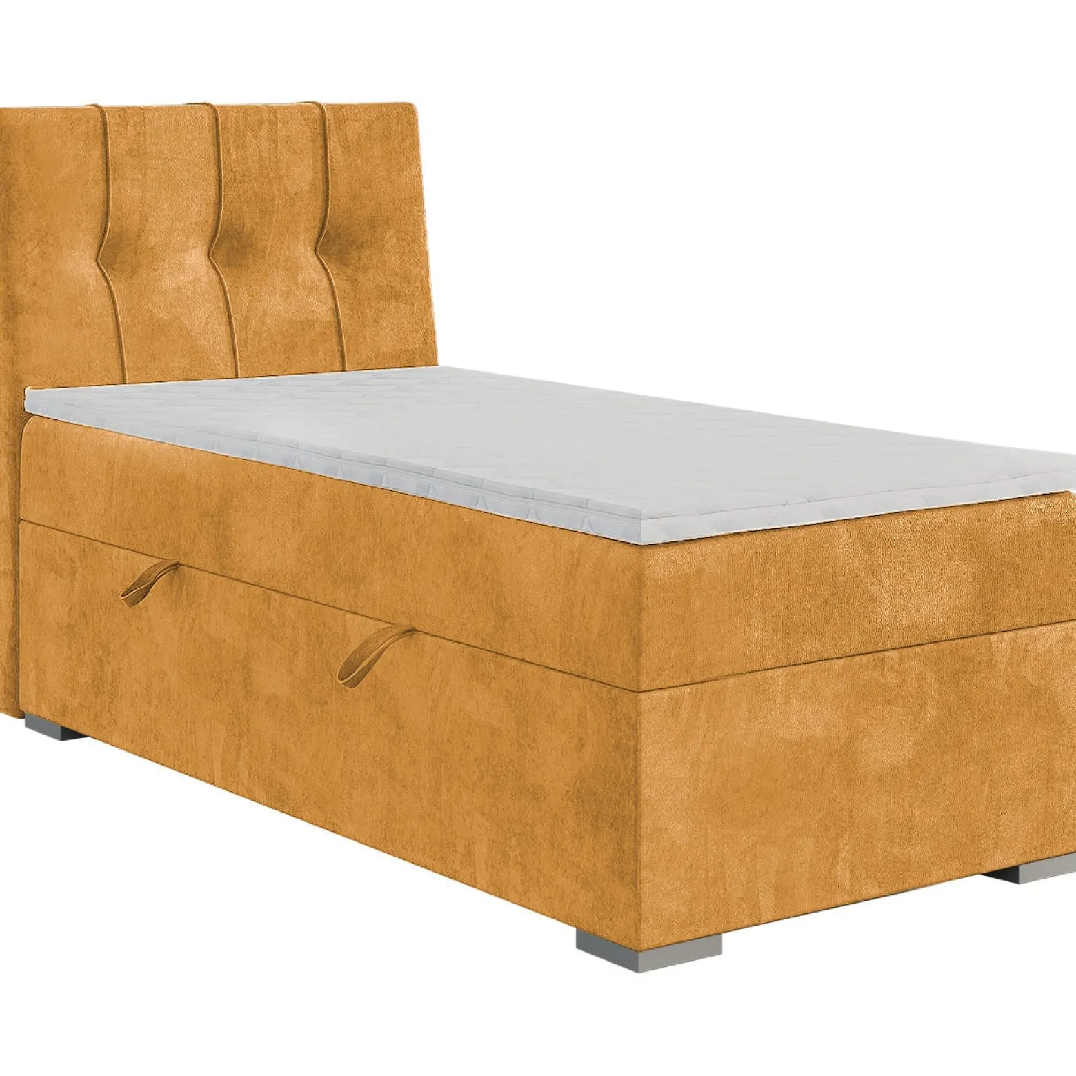 Łóżko kontynentalne DANO 90x200 lewy magic velvet 2215