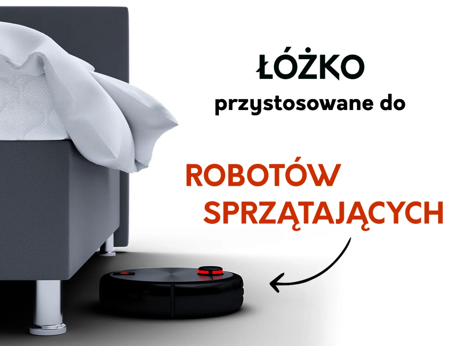 Łóżko kontynentalne Delos LED 160x200