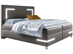 Łóżko kontynentalne Delos LED 200x200