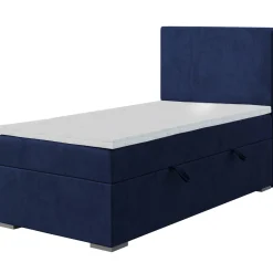 Łóżko kontynentalne LENI 90x200 prawy magic velvet 2216