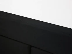 Łóżko kontynentalne materac 180x200 czarne