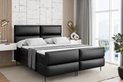 Łóżko kontynentalne - pojemnik, materac, nóżki BOXI3-FC-Z 120x200 cm