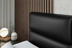 Łóżko kontynentalne - pojemnik, materac, nóżki BOXI3-FC-Z 120x200 cm
