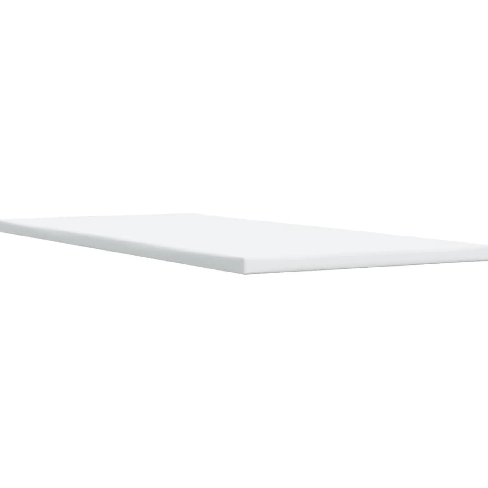 Łóżko Kontynentalne z Materacem Brązowe Do Sypialni Pokoju 100x200 cm