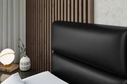 Łóżko kontynentalne z pojemnikiem i materacem H3 BOXI3 - 120 x 200 cm