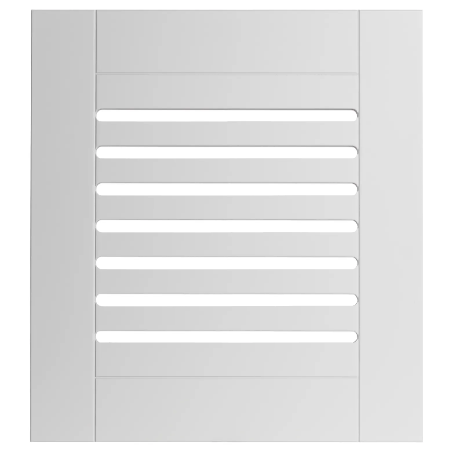 KOLM Drzwiczki ażurowe MDF lakier półmat Białe 43,5 x 29,4 cm