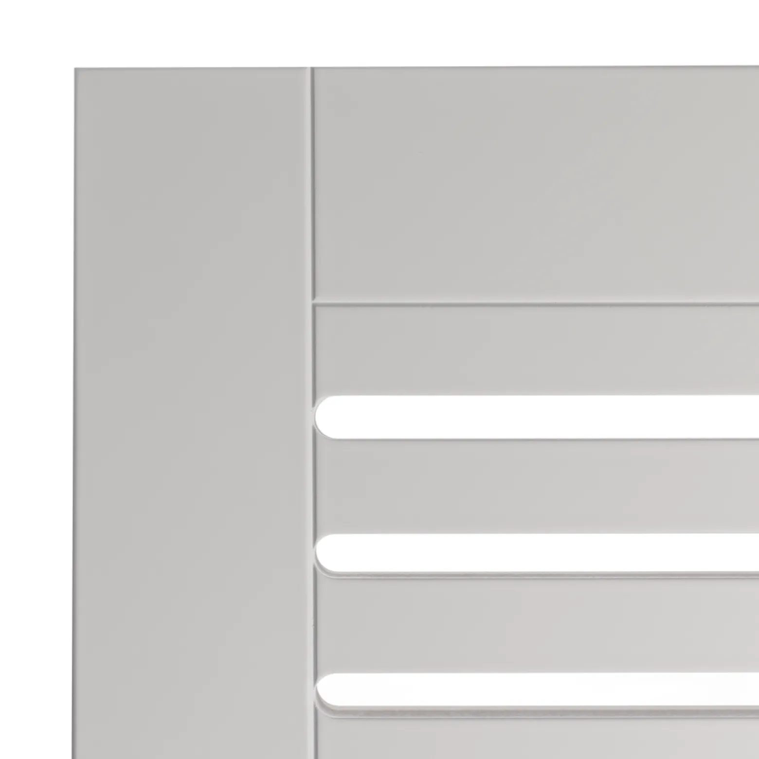KOLM Drzwiczki ażurowe MDF lakier półmat Białe 72 x 29,4 cm