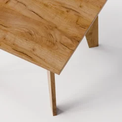 KOLM Stół OLEN 90x90 cm do kuchni, salonu, jadalni Dąb Craft