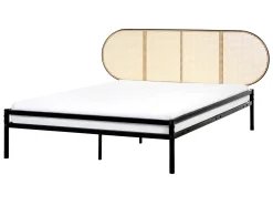 Łóżko metalowe 140x200 czarne