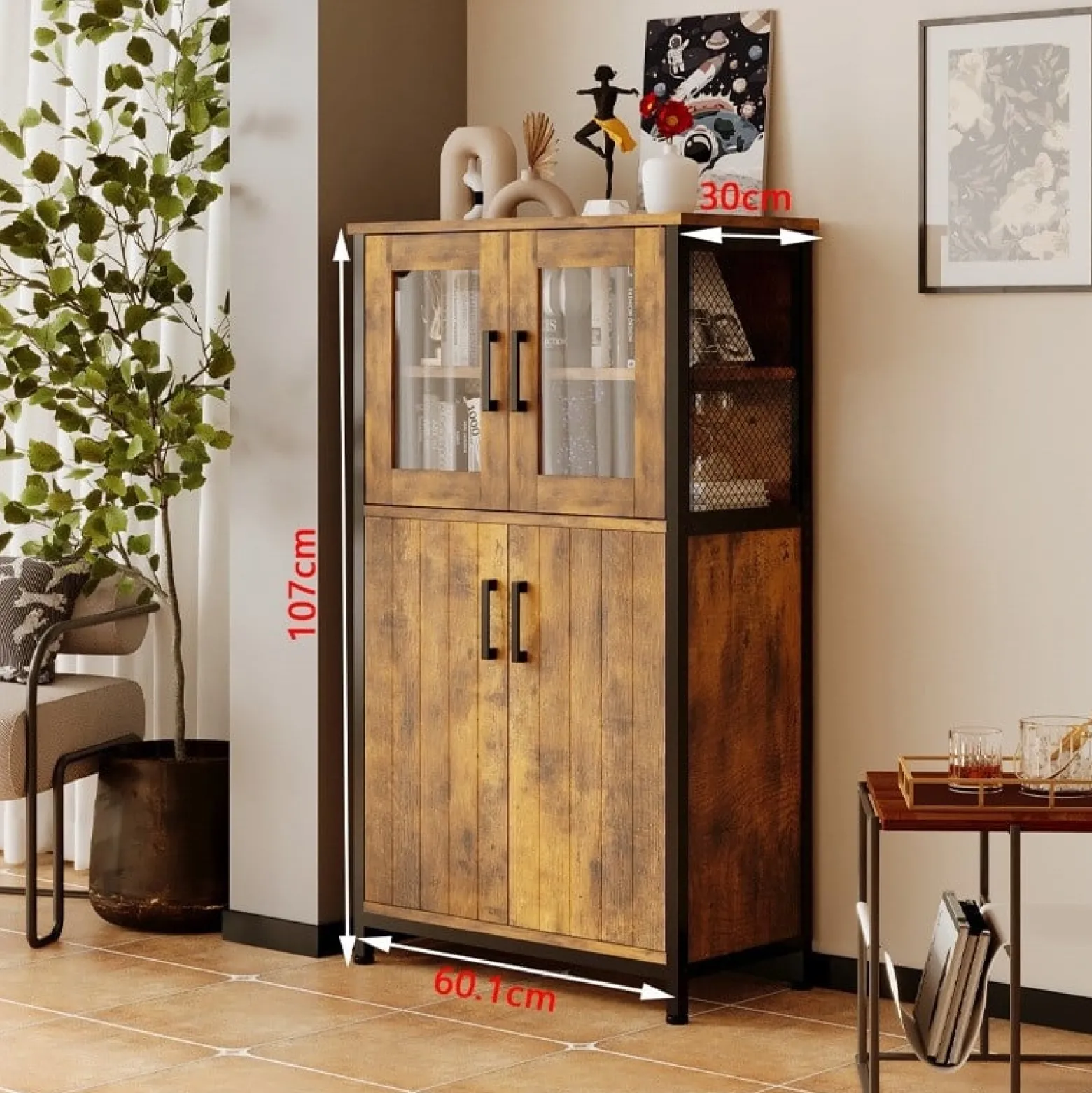 Komoda rustykalna kredens retro vintage loft do jadalni salonu kuchenna