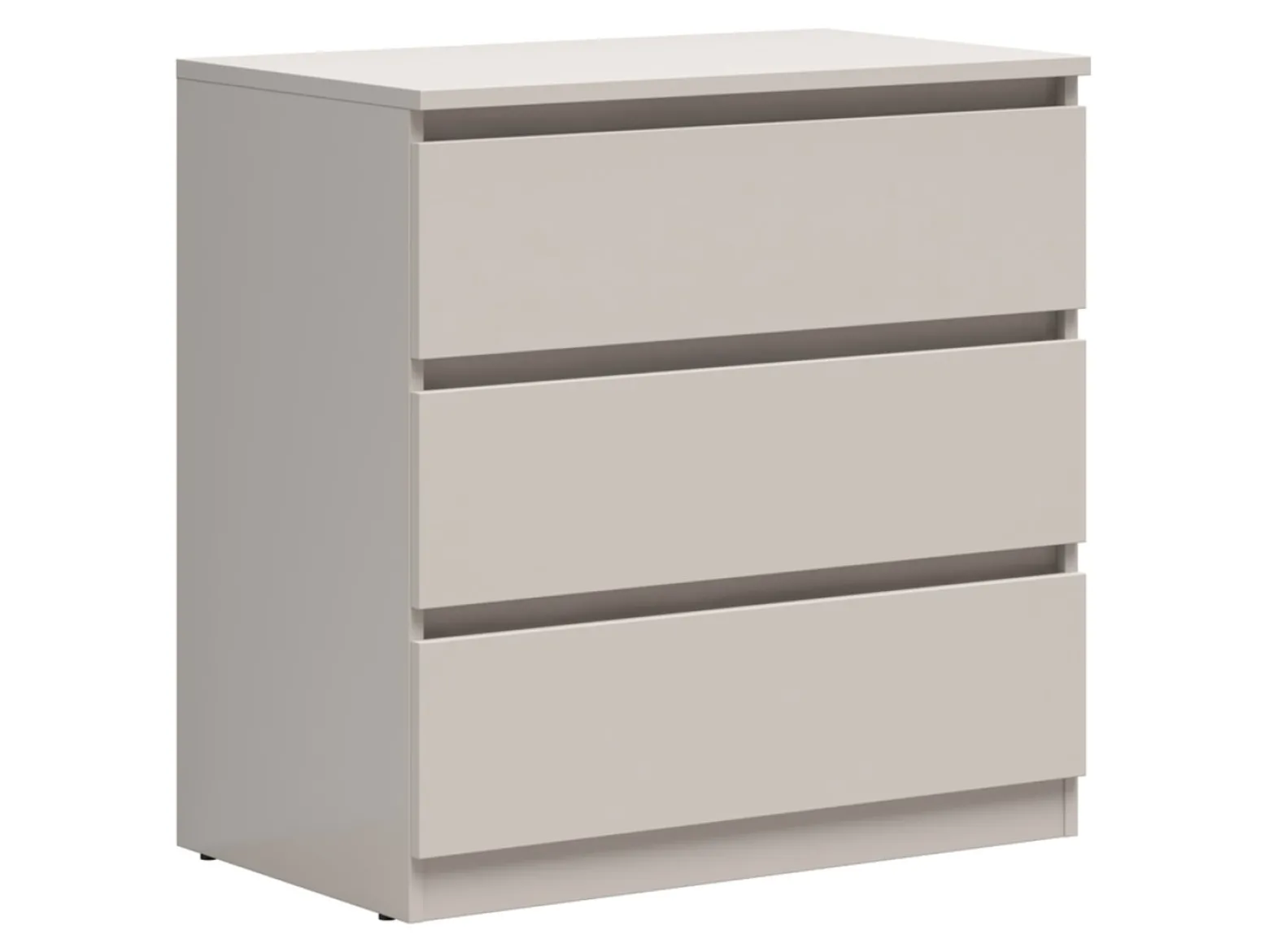 Komoda Tetrix 75 cm z 3 szufladami kaszmir