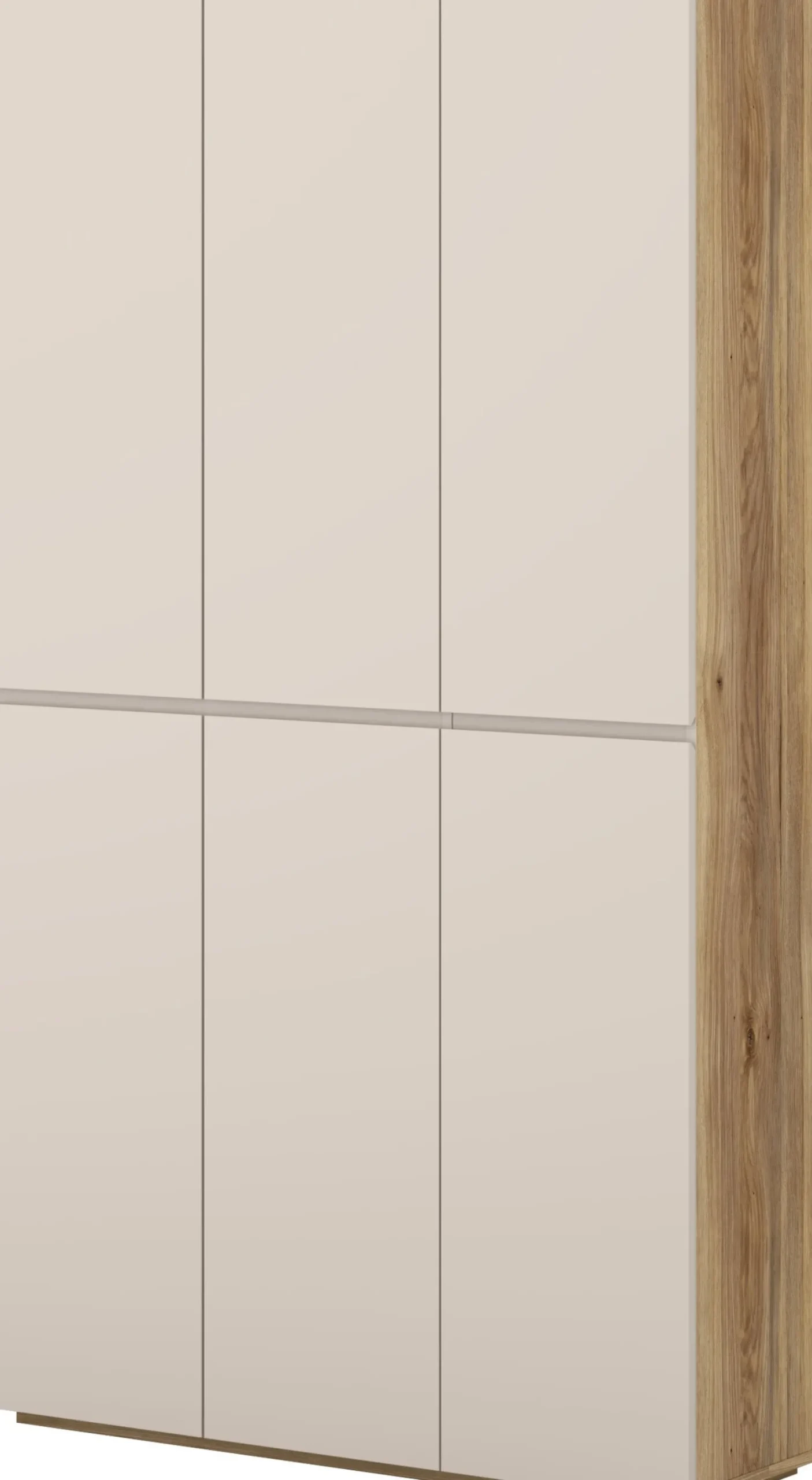 Komoda wysoka 105 cm do salonu z półkami CRISS