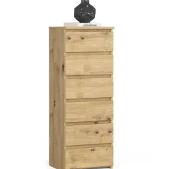 Komoda AKORD CL6 Dąb Artisan 40 cm mat 40x35x109 cm