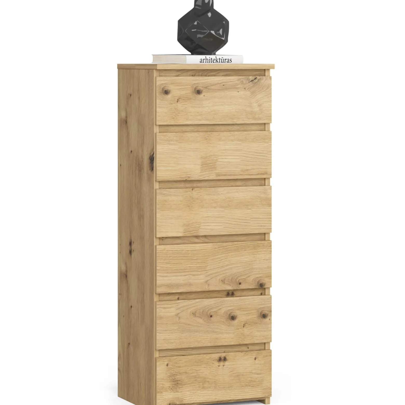 Komoda AKORD CL6 Dąb Artisan 40 cm mat 40x35x109 cm