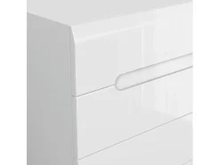 Komoda Azteca Trio 105 cm z 4 szufladami biały połysk