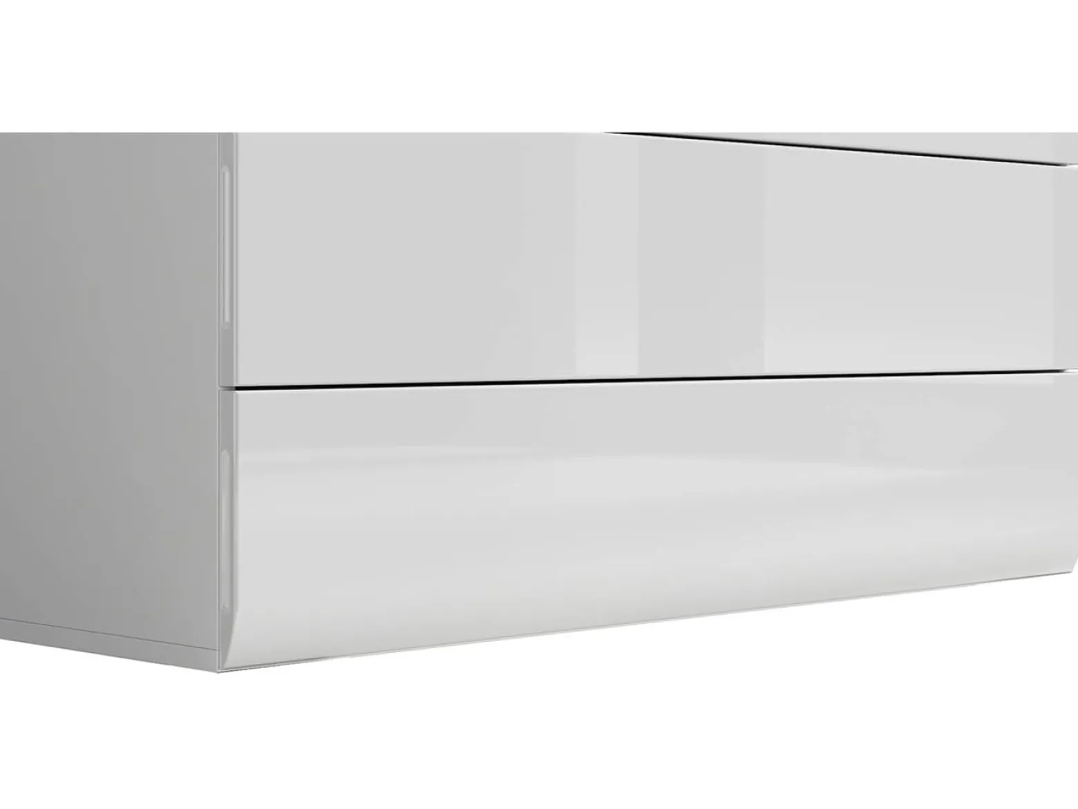 Komoda Azteca Trio 105 cm z 4 szufladami biały połysk