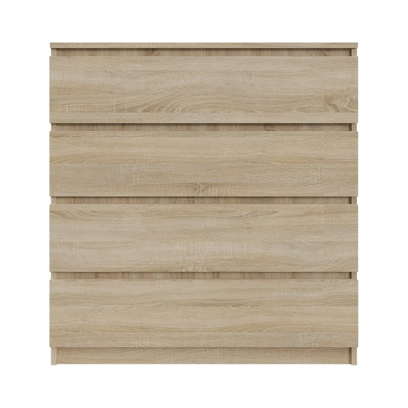 Komoda BASIC 4 szuflady – Dąb Sonoma | 90x97x40 cm