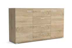 Komoda Brixton 150 cm Sonoma nowoczesna