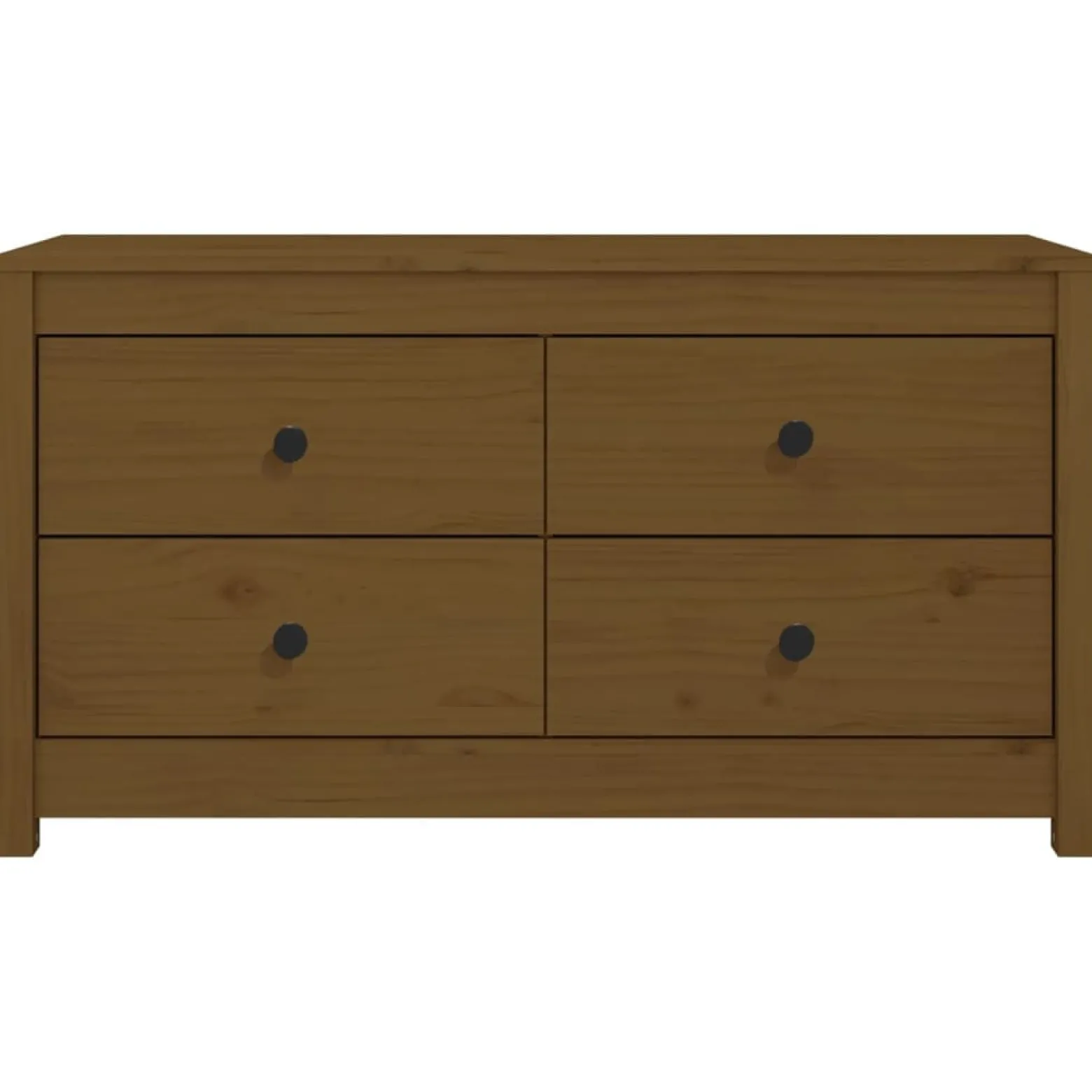 Komoda Brąz 100 x 40 x 54 cm Drewno sosnowe vidaXL