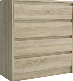 Komoda 75 cm z szufladami dąb sonoma ARTEGO