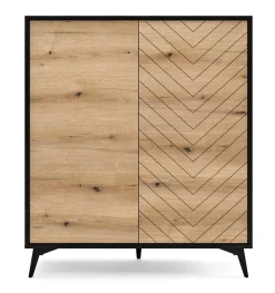 Komoda DIAMO do salonu w jodełkę KD 104