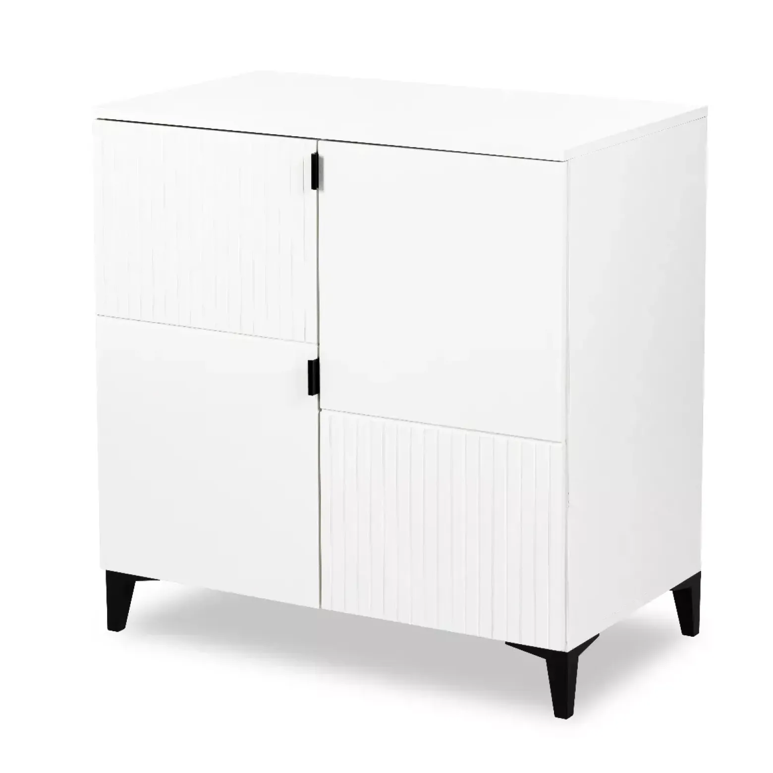 Komoda dla dzieci MIA MINI 80 biała/czarna