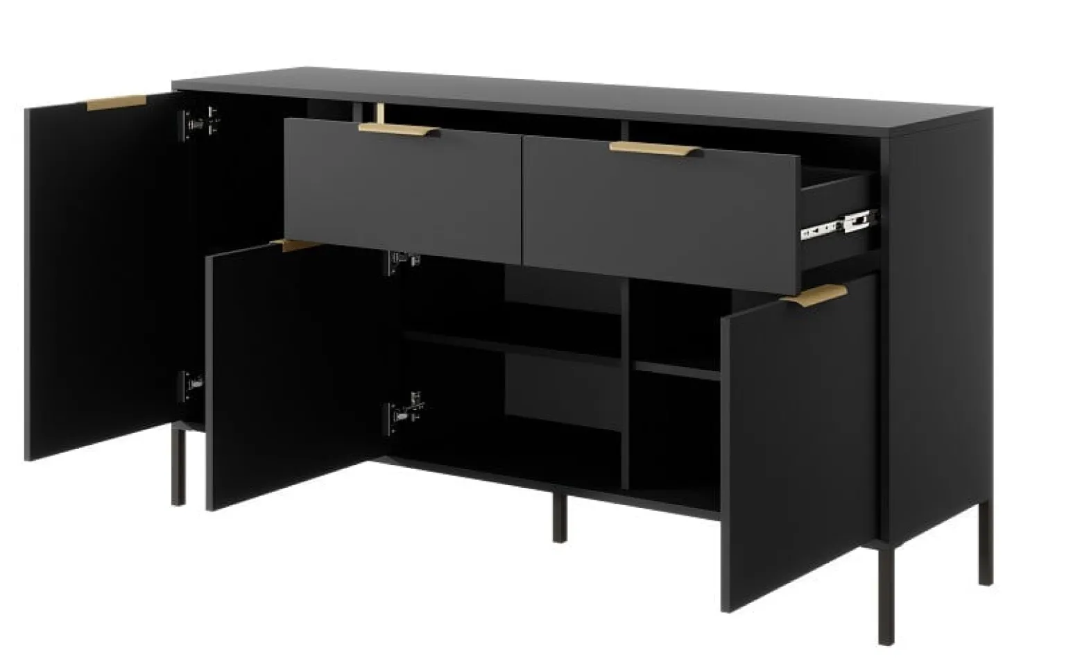 Komoda do salonu LARYSA B - antracyt