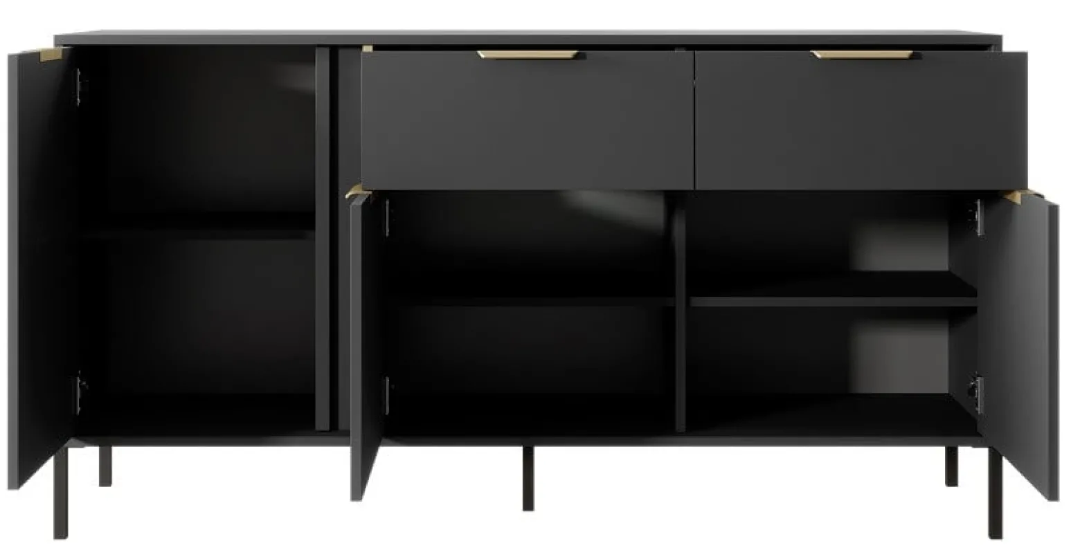 Komoda do salonu LARYSA B - antracyt