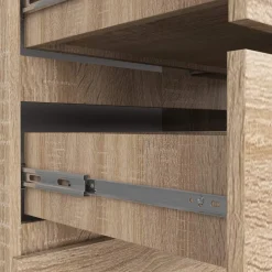 Komoda do sypialni, STILO, 10 szuflad, 140x40x121 cm, sonoma | TYLETEGOTU