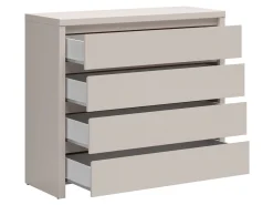 Komoda Kaspian 105 cm z 4 szufladami kaszmir
