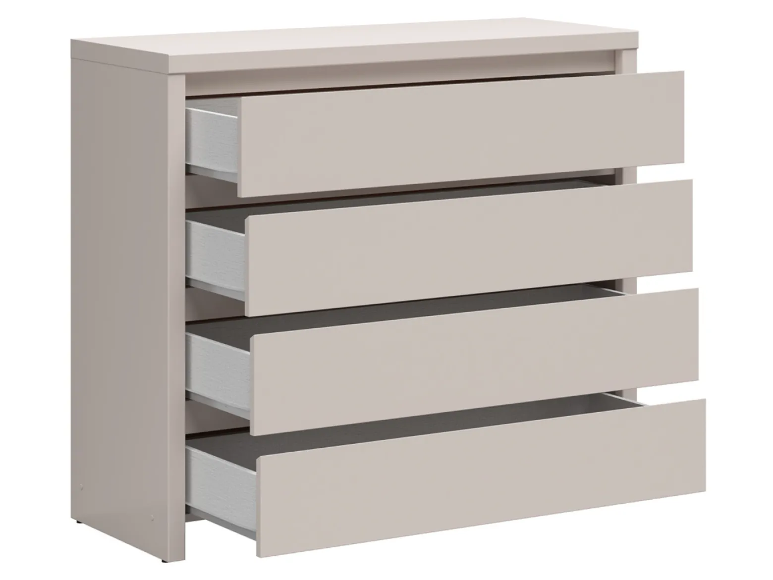 Komoda Kaspian 105 cm z 4 szufladami kaszmir